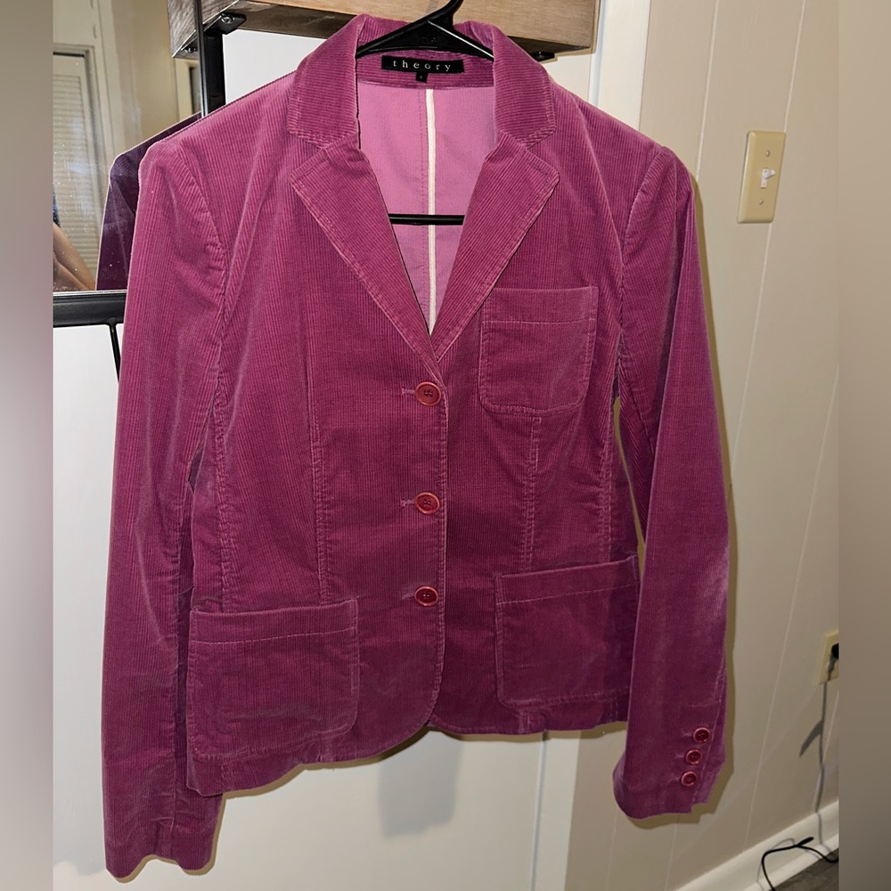 Vintage Theory pink Corduroy blazer